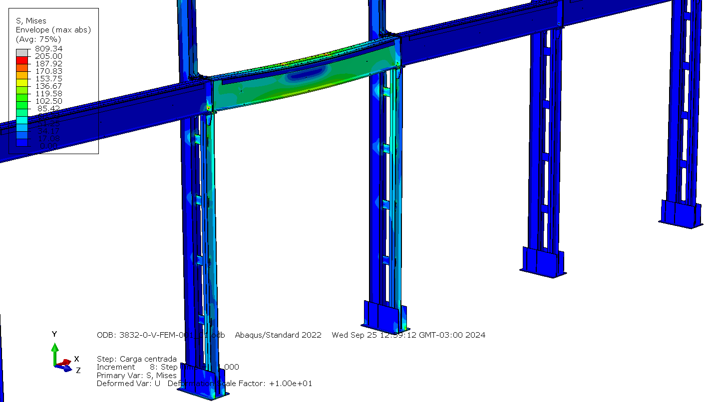 Rail girder